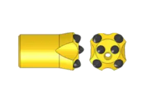 Буровая коронка штыревая укороченная, 11°конус B-H22-11-32-2747