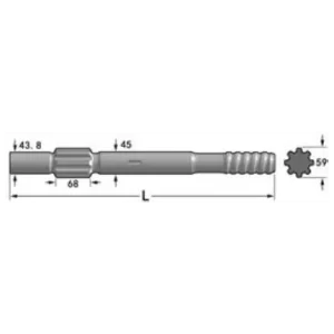 Хвостовик Tamrock(HL 645, HL 645S)
