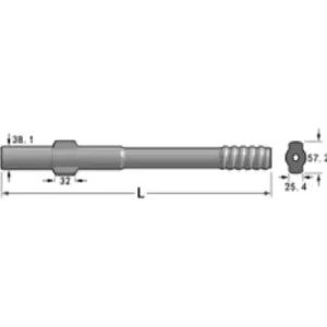 Хвостовик Atlas Copco(BBC 51, BBC 52, BBC 54, BBC 120)