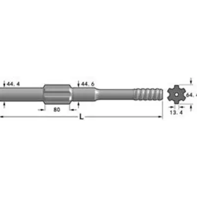 Хвостовик Atlas Copco(BBE 57)