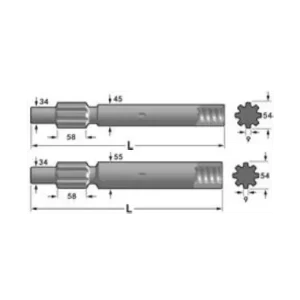 Хвостовик Atlas Copco(COP 1032HD)