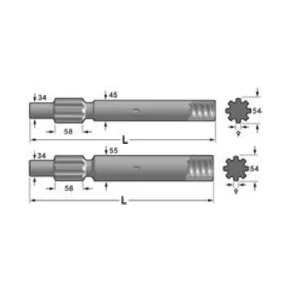 Хвостовик Atlas Copco(COP 1032HD)