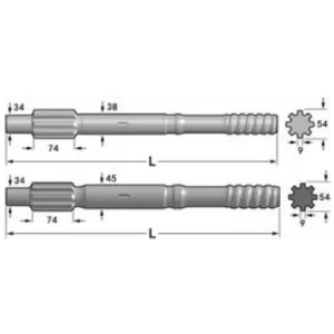 Хвостовик Atlas Copco(COP 1038HL)