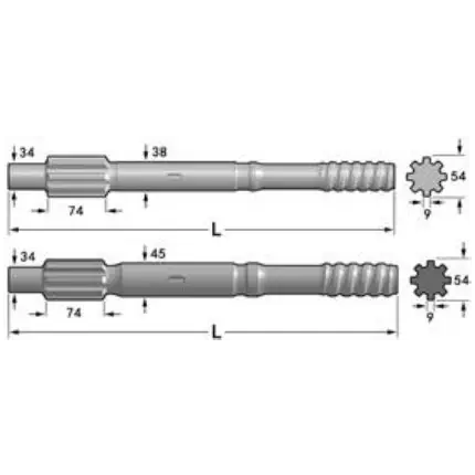Хвостовик Atlas Copco(COP 1038HL)