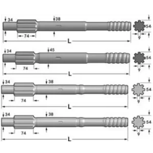 Хвостовик Atlas Copco(COP 1238)