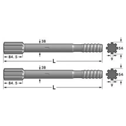 Хвостовик Atlas Copco(COP 1432, COP 1532, COP 1440, COP 1838 HD, COP 1838 ME)