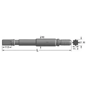 Хвостовик Atlas Copco(COP 4050MUX)