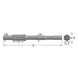 Хвостовик Ingersoll-Rand(YH 65 RP, YH 70 RP, YH 75 RP, YH 80 RP)
