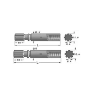 Хвостовик Montabert(HC 40) укороченный