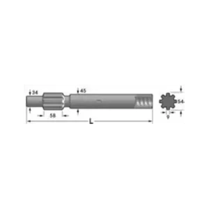 Хвостовик SIG(HBM 50, HBM 100, HBM 120)
