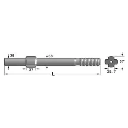 Хвостовик Tamrock(HL 438, HL 538, HLR 438L, HLR 438T)