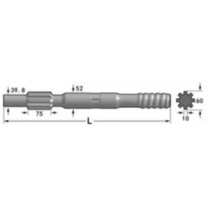 Хвостовик Tamrock(HL 600-52, HL 600S-52)