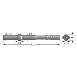 Хвостовик Tamrock(L400, L410, L500, L510, L550)