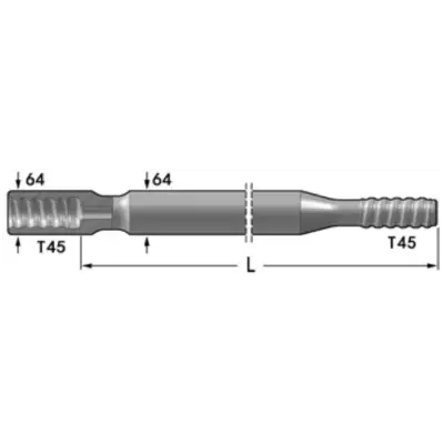 Направляющая штанга T45 (MFD-T45-D64-T45-1830)