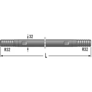 Штанга-удлинитель, R32-Round32-R32 (MM-R32-R32-R32-0915)
