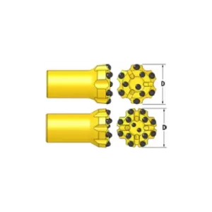 Штыревая коронка, Ретрак, Утопленный центр,Тип резьбы T38 (BRD-T38-64-410611)