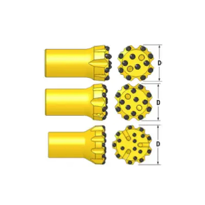 Штыревая коронка, Ровный торец, Тип резьбы T51 (BF-T51-89-413813)